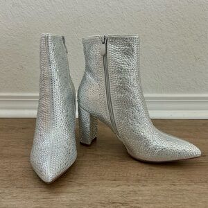 Dream Pairs Rhinestone Ankle Booties